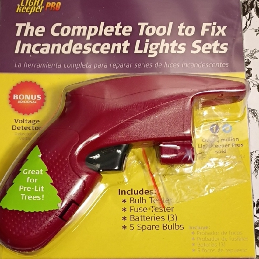 Red Holiday String‎ Light Repair Tool - Picture 3 of 7